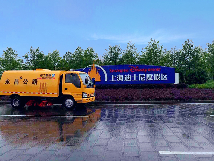 DG视讯扫路车保洁上海迪士尼