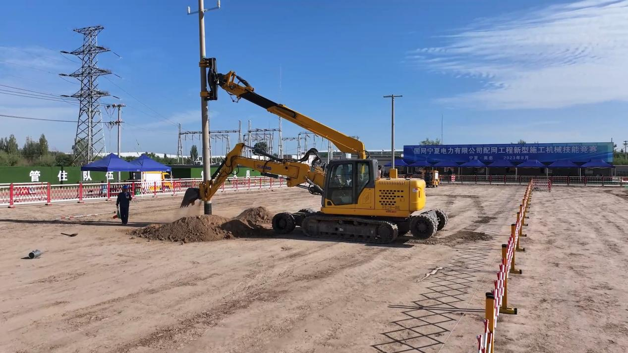 DG视讯开挖立杆一体机在宁夏应用的出色表现