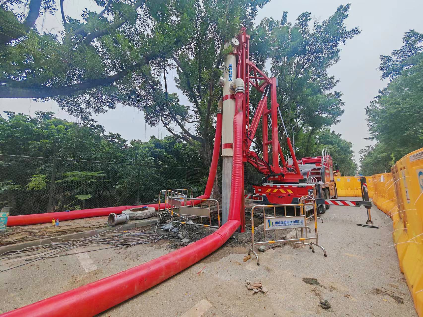 披星戴月！DG视讯排涝车被广州点赞！