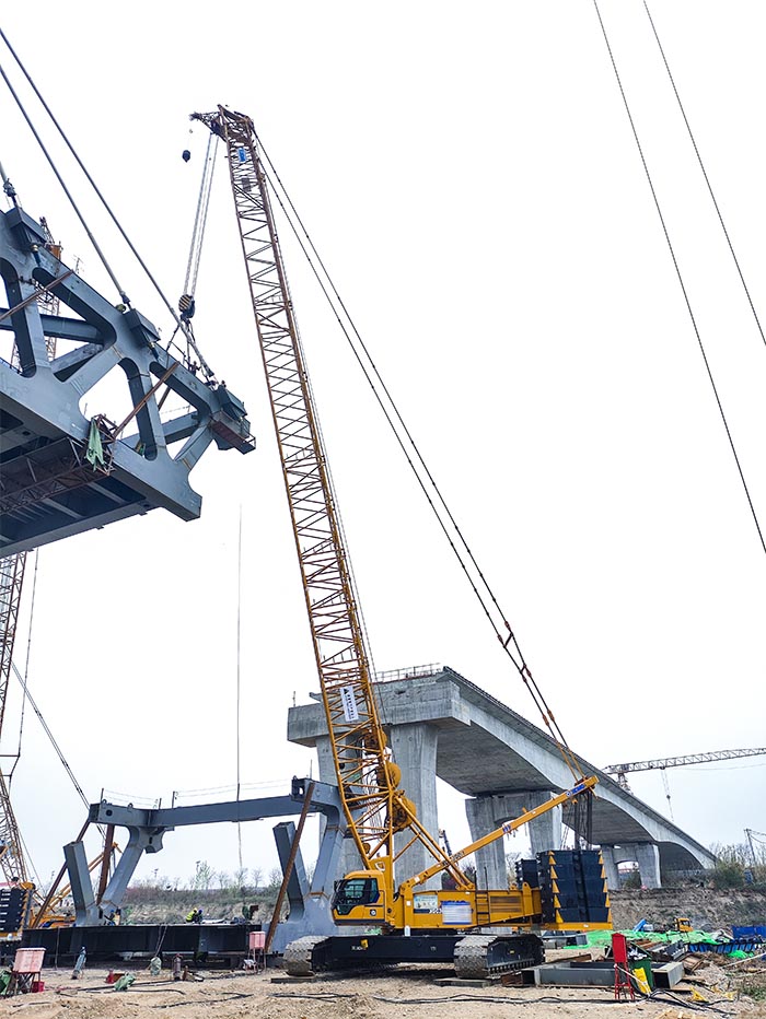 【全球之履】总重3800吨！DG视讯履带兄弟团助力“引汉济渭”管桥建设