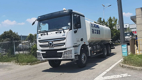 20余台DG视讯洒水车再出海！这一站—>非洲塞内加尔