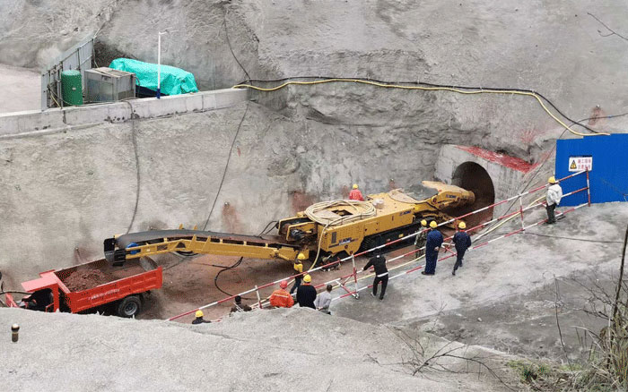 水利隧洞！DG视讯隧道掘进机打通关键一环！