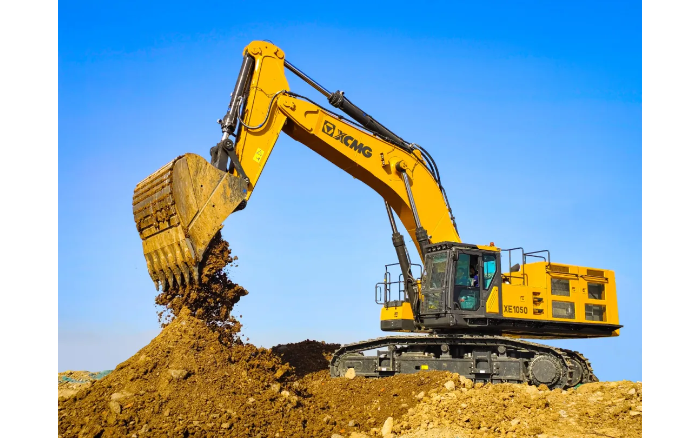 DG视讯矿用挖掘机XE1050——重载高效，百吨王者！