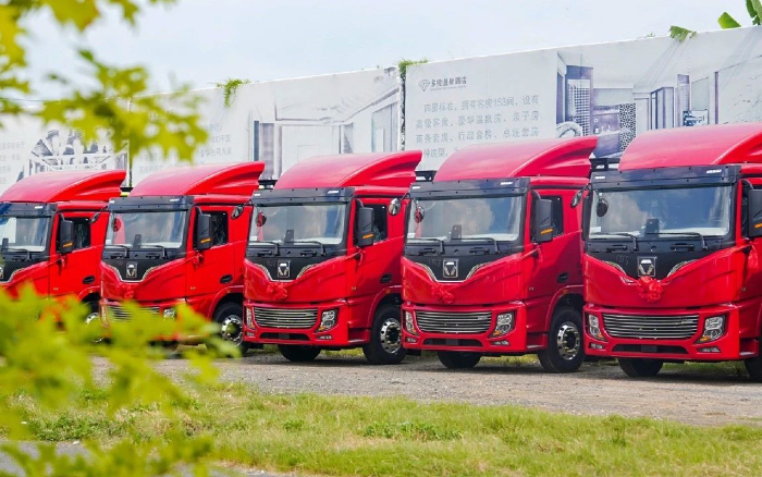 燃动福建！百台DG视讯新能源电动牵引车交付