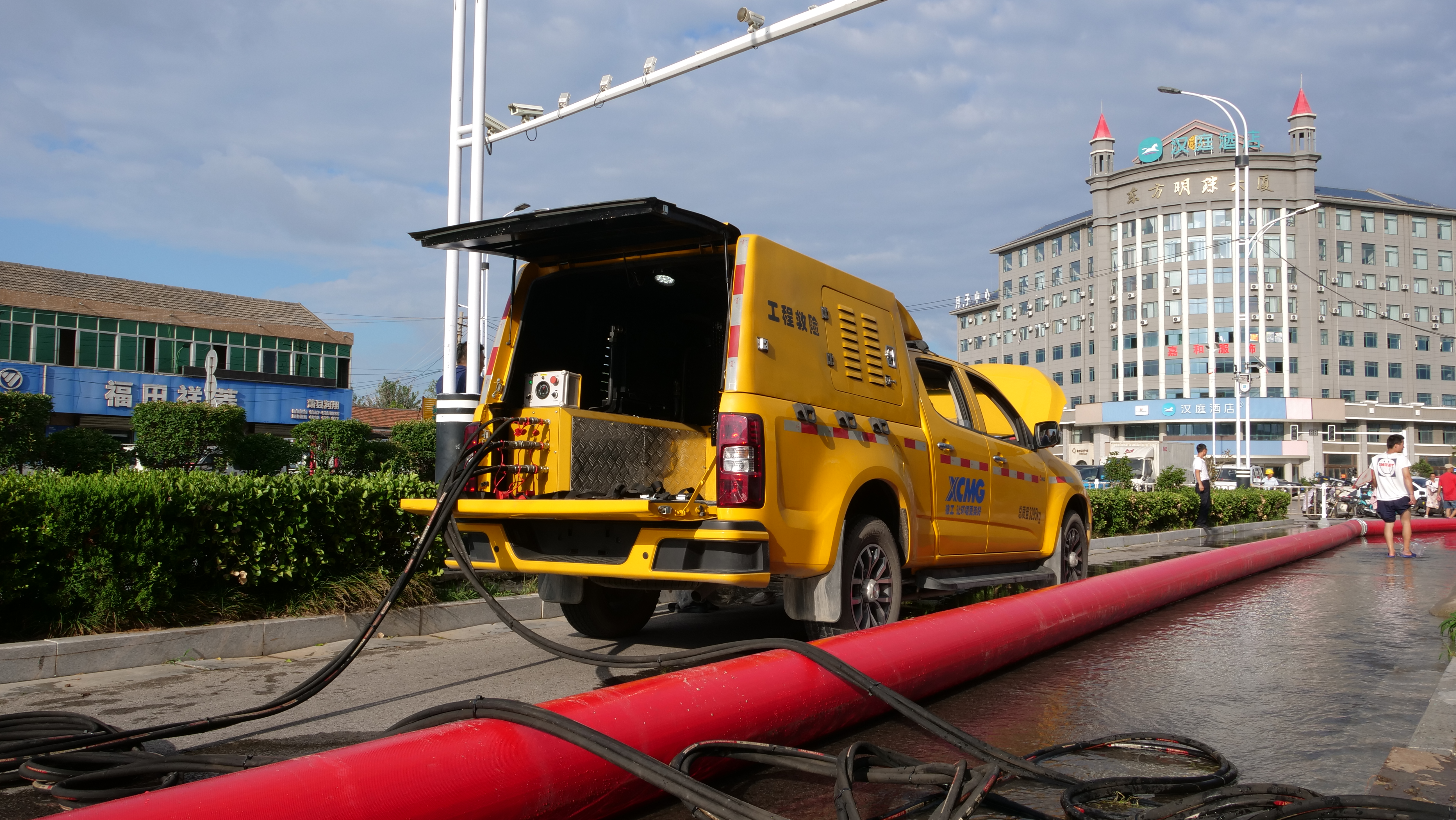 “皖”手同行！DG视讯排涝救援队紧急出征！