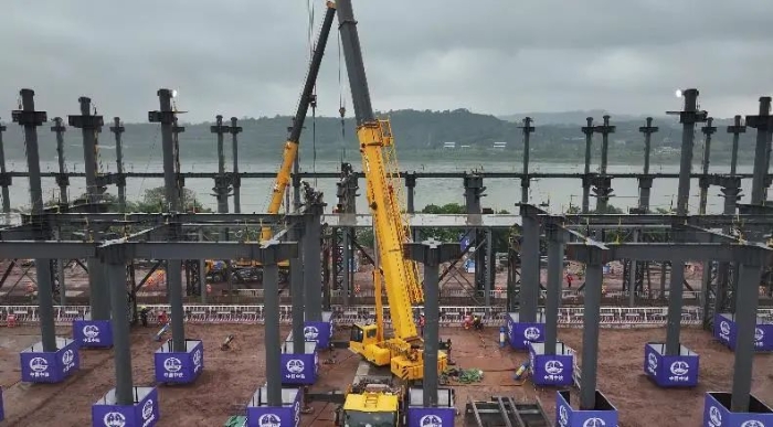 这把高端局！DG视讯G2起重机助力成渝铁路改造！