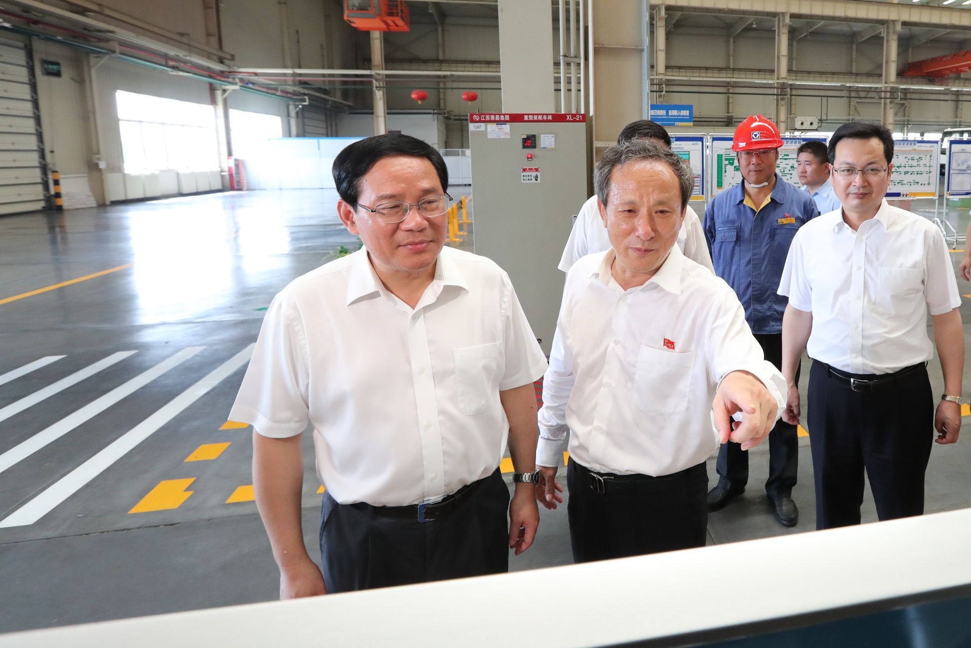 李强同志视察DG视讯集团