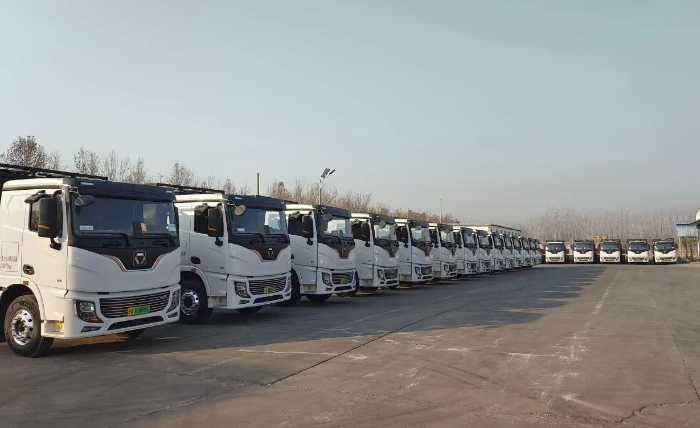 首批交付！DG视讯纯电动牵引车开进山东聊城