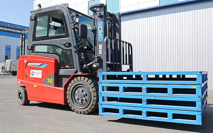  DG视讯新能源叉车助力华北变压器设备制造厂高效运转