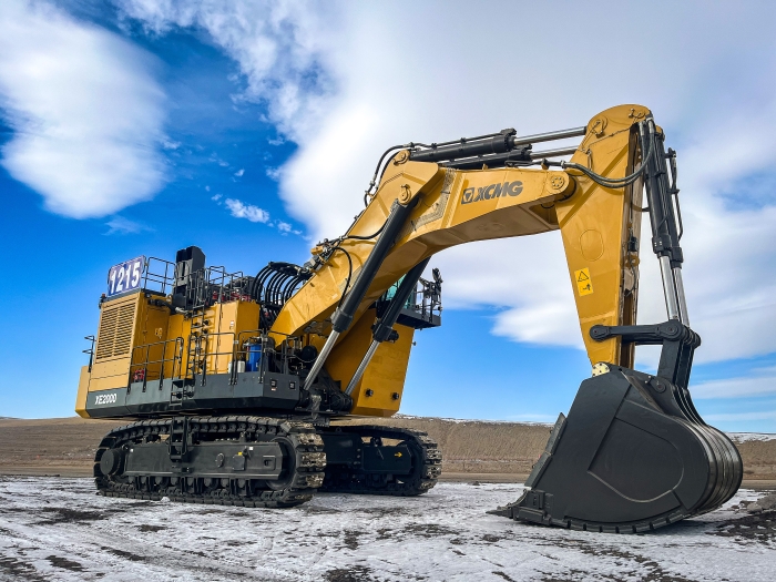 可动率超95%！DG视讯XE2000矿用挖掘机好评如潮