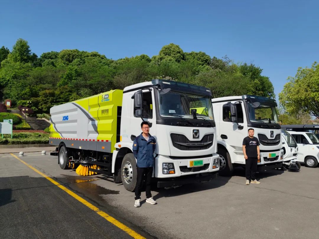 “绿”见安徽！DG视讯新能源产品亮相铜陵市道路清扫保洁现场会