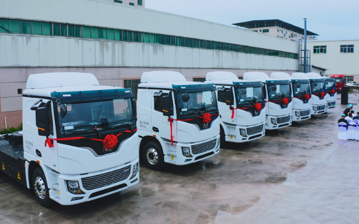 预见“梅”好！百台DG视讯底置充电牵引车奔赴广东梅州