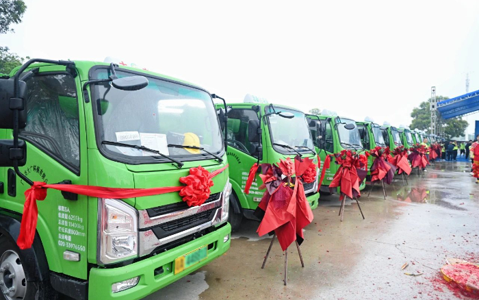 五十台交付！DG视讯新能源五小工程车助力大湾区建设