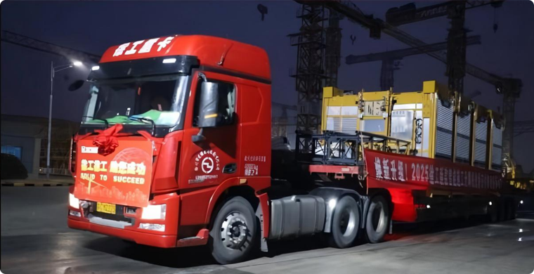 DG视讯智能升降机批量发车