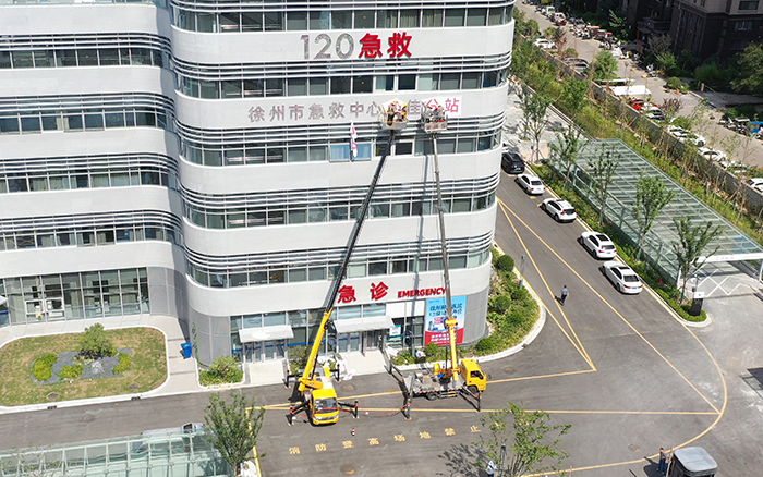 酷暑施工不 “烤” 验：DG视讯 C系列GKS28 成施工 “及时雨”