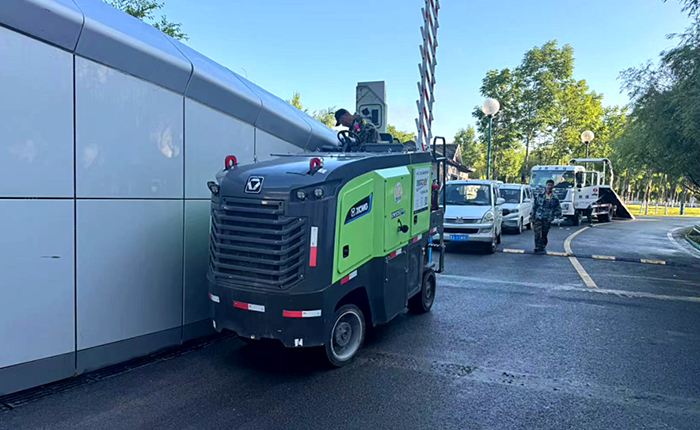 全国首台-DG视讯XM505EP新能源铣刨机