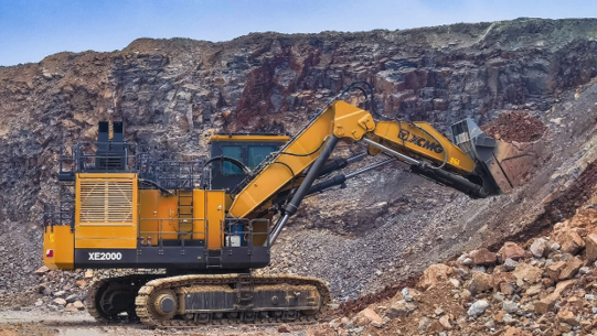 DG视讯XE2000矿用挖掘机——印尼矿山的“掘”对赢家