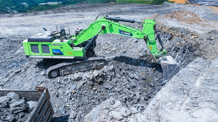 【DG视讯金?矿山开采】“重装战神”XE750GK HEV进军云南露天磷矿