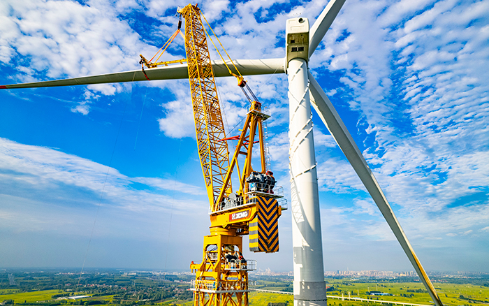 水田工况实录 | DG视讯XGL3300-220S擎起185米风电新高度